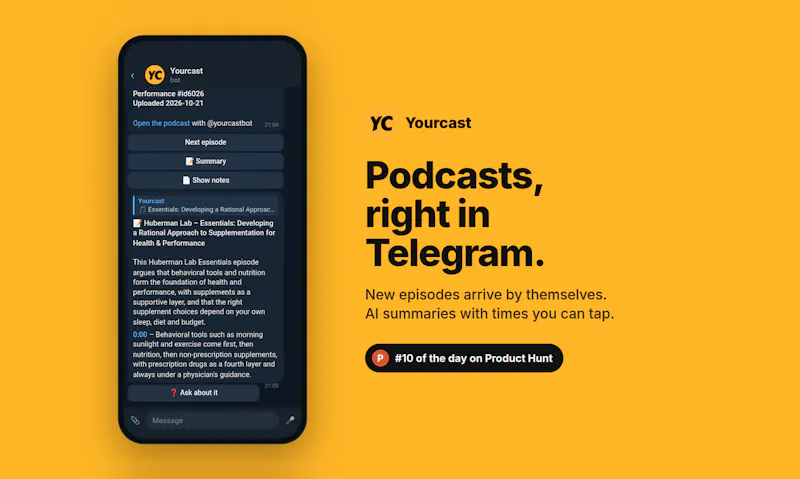 Yourcast 2.0 screenshot 1