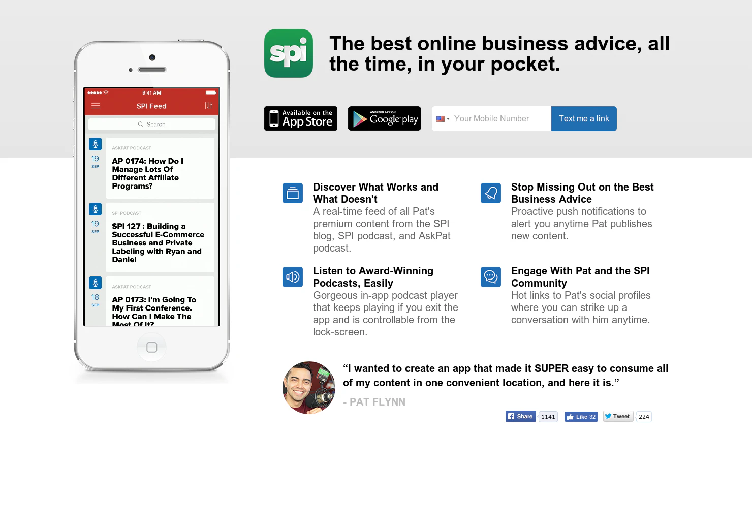 SPI Brand App (Mobile)