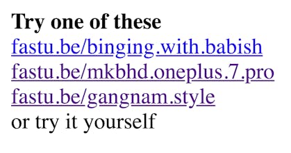 Fastu.be gallery image