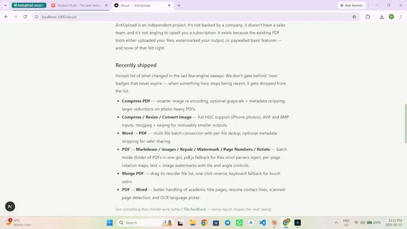 AntiUpload screenshot 5