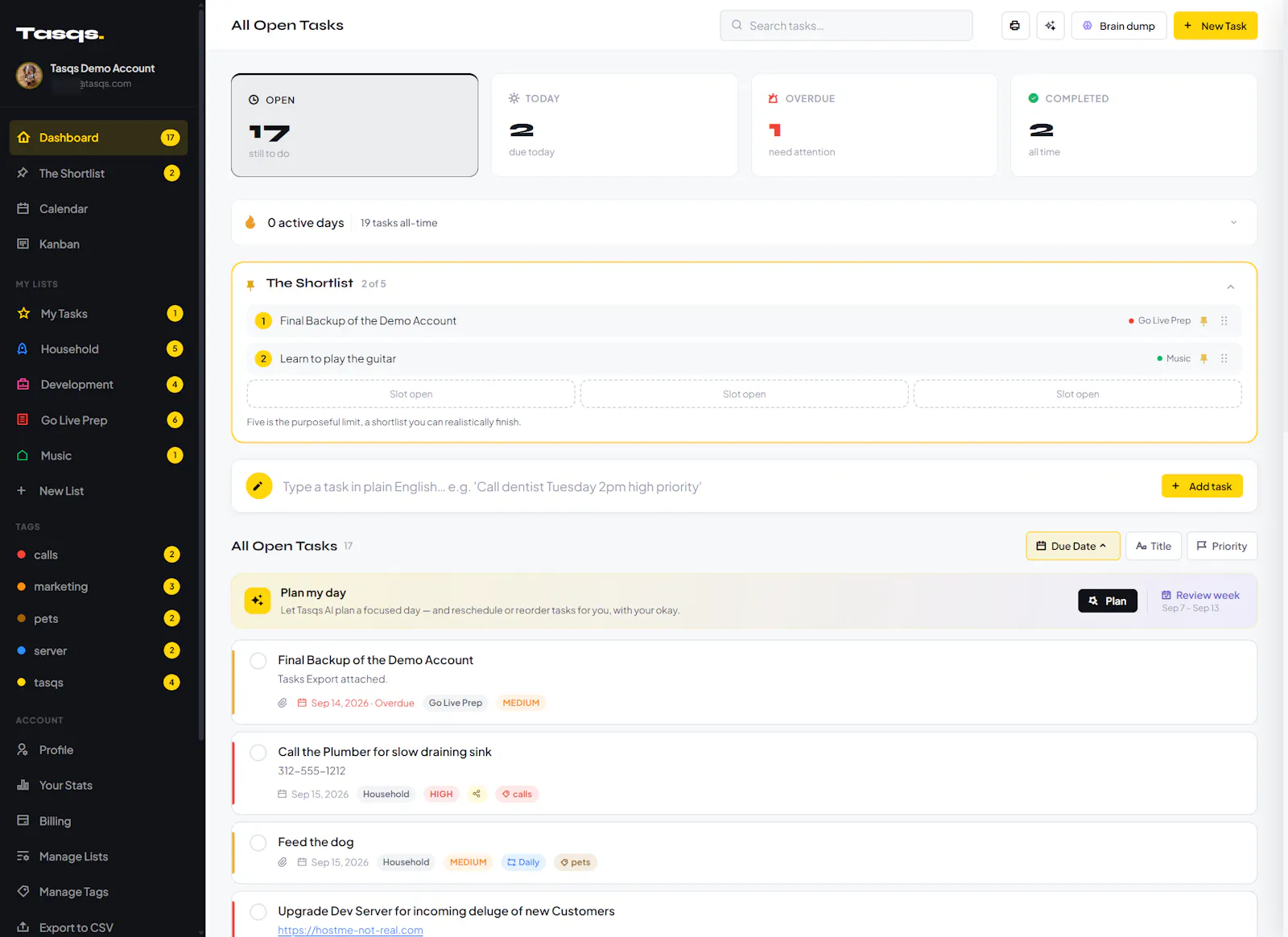 Tasqs screenshot 3