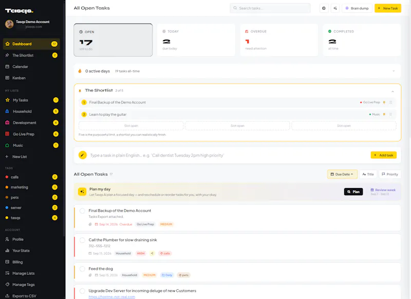 Tasqs screenshot 3