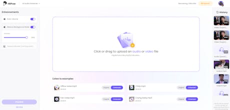 HitPaw Online Audio Enhancer gallery image