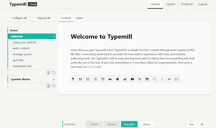 Typemill gallery image