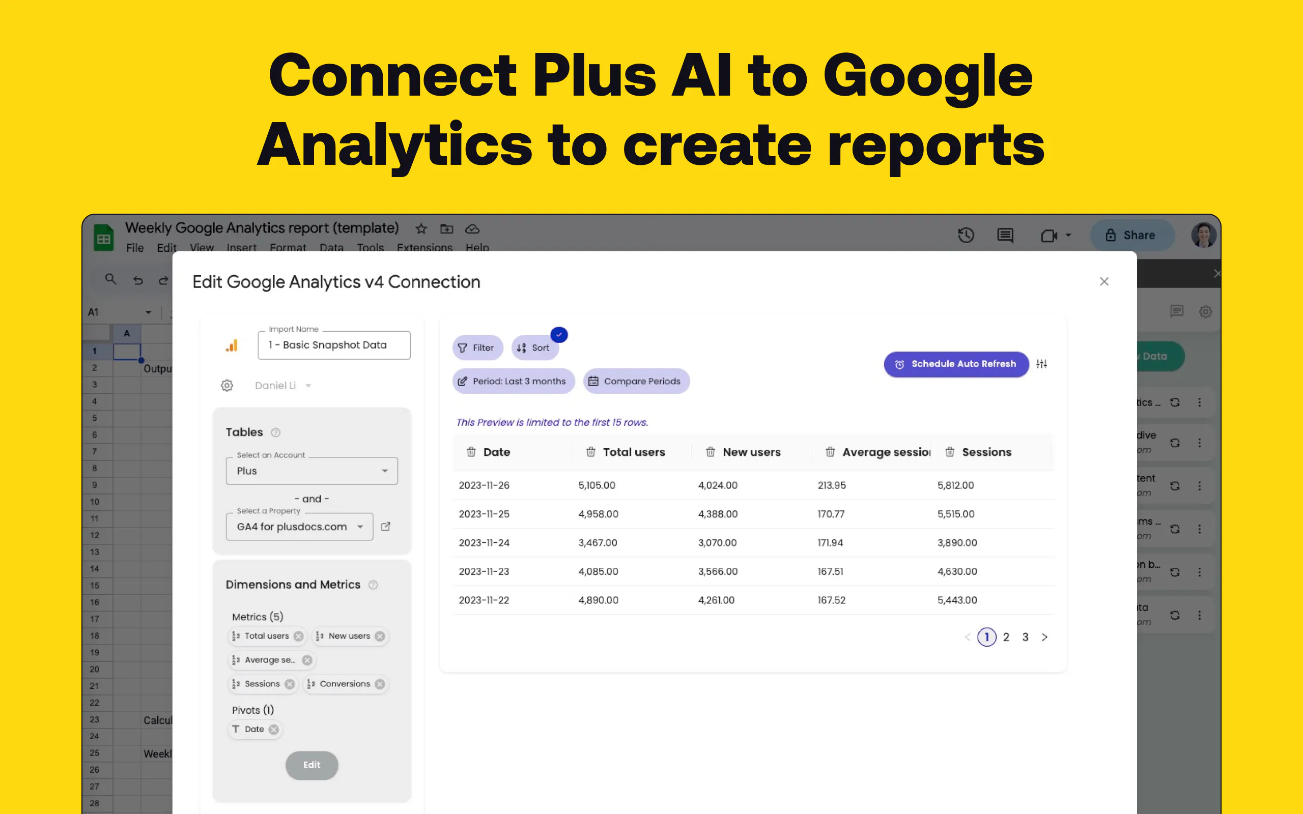 Plus AI Weekly Google Analytics Reports: AI-powered presentations with ...