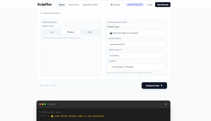 ScriptFlow screenshot 3