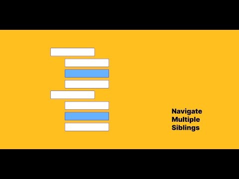 Navigate Multiple Siblings—Figma plugin gallery image