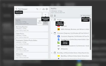 Tab Keeper - Tab Manager for Chrome gallery image