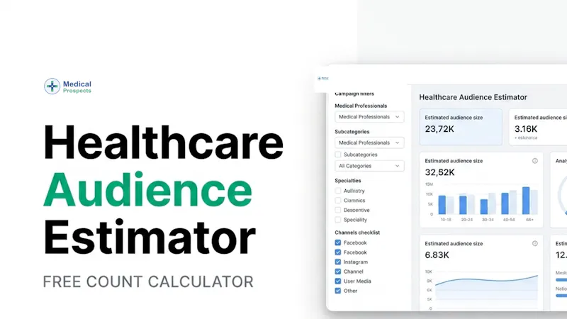 Healthcare Audience Estimator screenshot 1