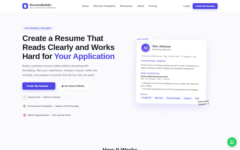 Resume Builder screenshot 3