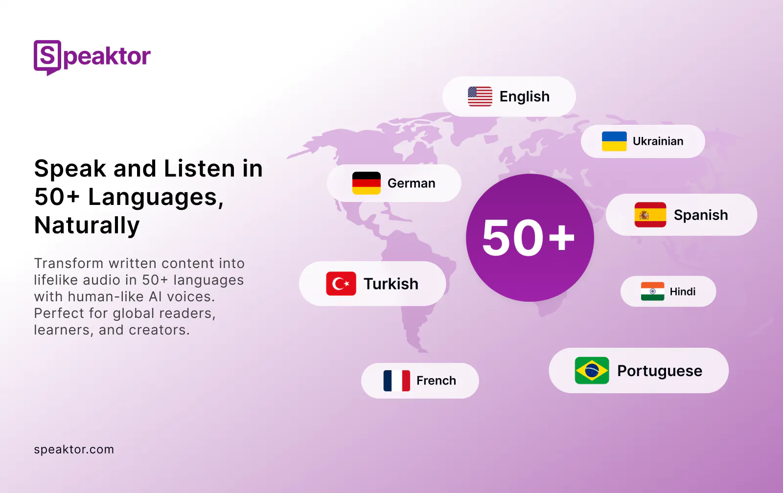 Speaktor — AI Voice Generator gallery image