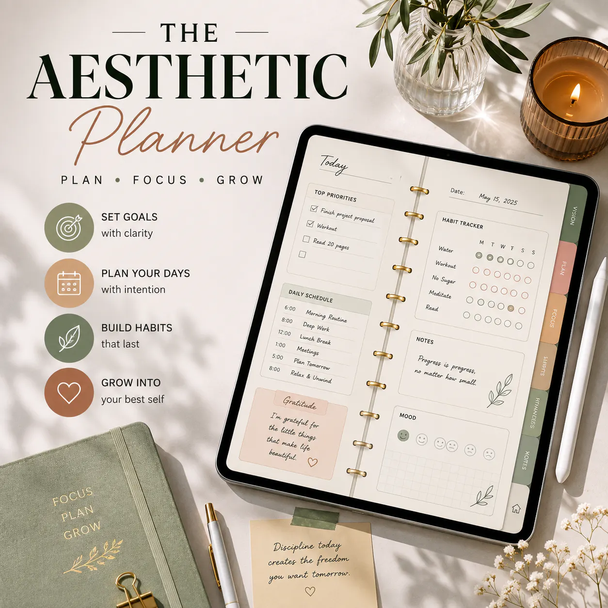 The Aesthetic Notion Planner Everyone gallery image