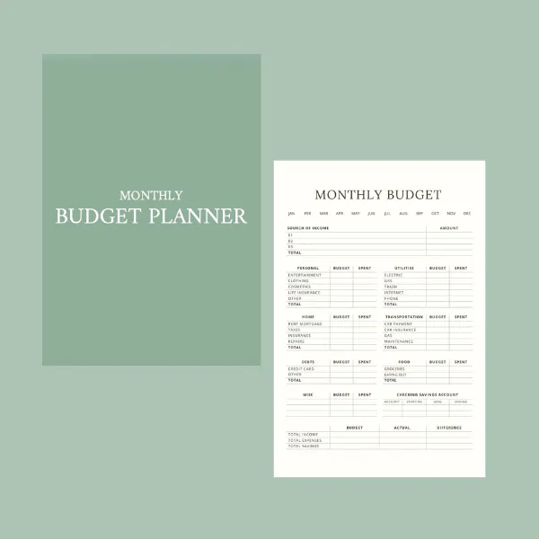 Monthly Budget Planner gallery image