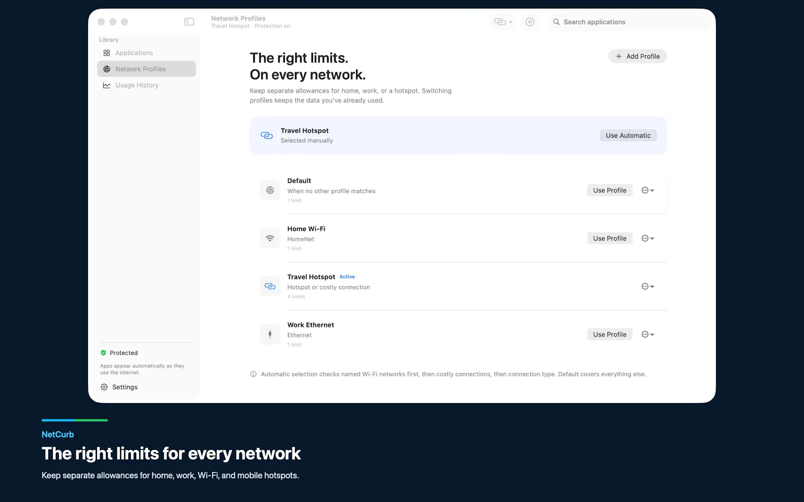 NetCurb: Mac Data monitoring screenshot 1