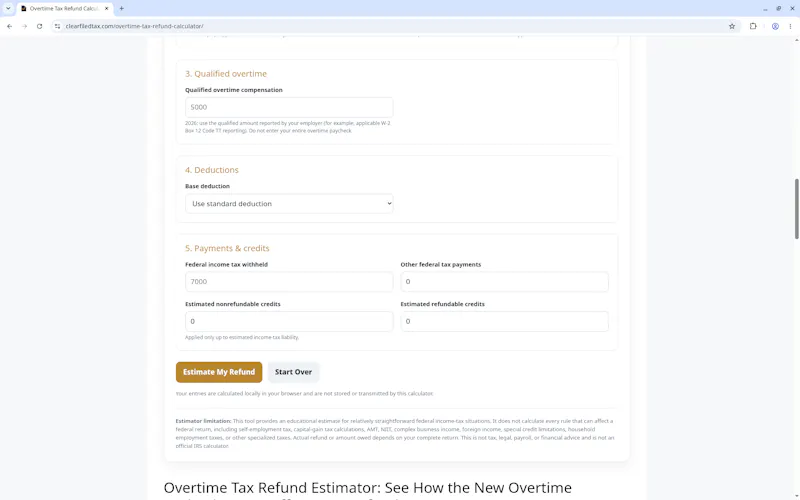 ClearFiledTax screenshot 2