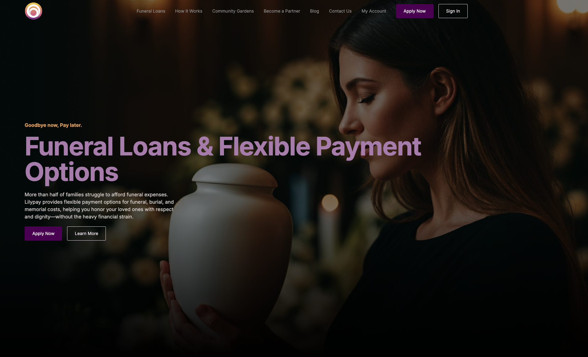 Média Lilypay - Au revoir maintenant, payez les prêts funéraires ultérieurs 1