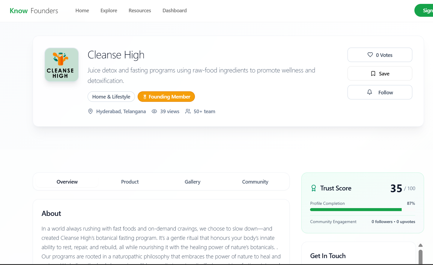 Know Founders - Screenshot 2 preview