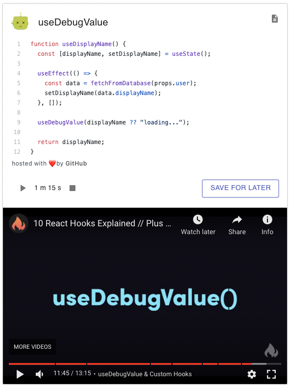 React Hooks in the #shorts gallery image