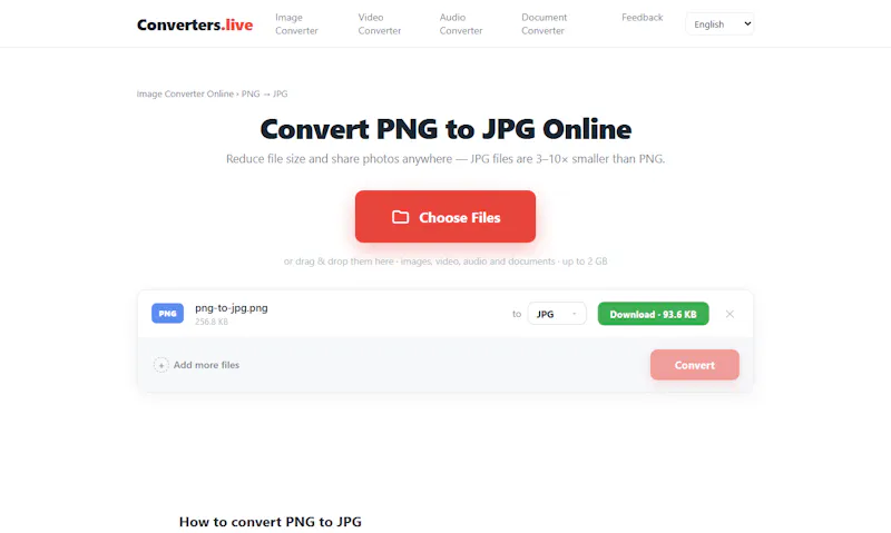 Converters.live screenshot 2