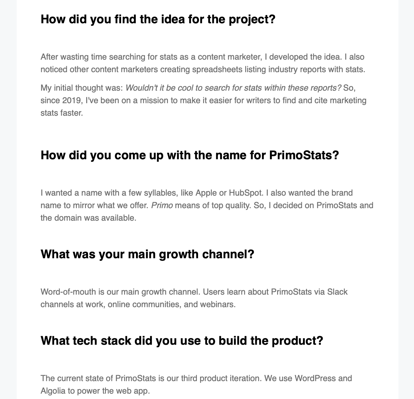 MicroStartups.co - สำรวจสตาร์อัพขนาดเล็กที่ทำกำไรได้ทั่วโลก media 4