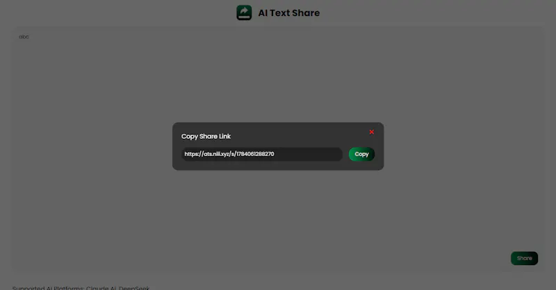 AI Text Share screenshot 3