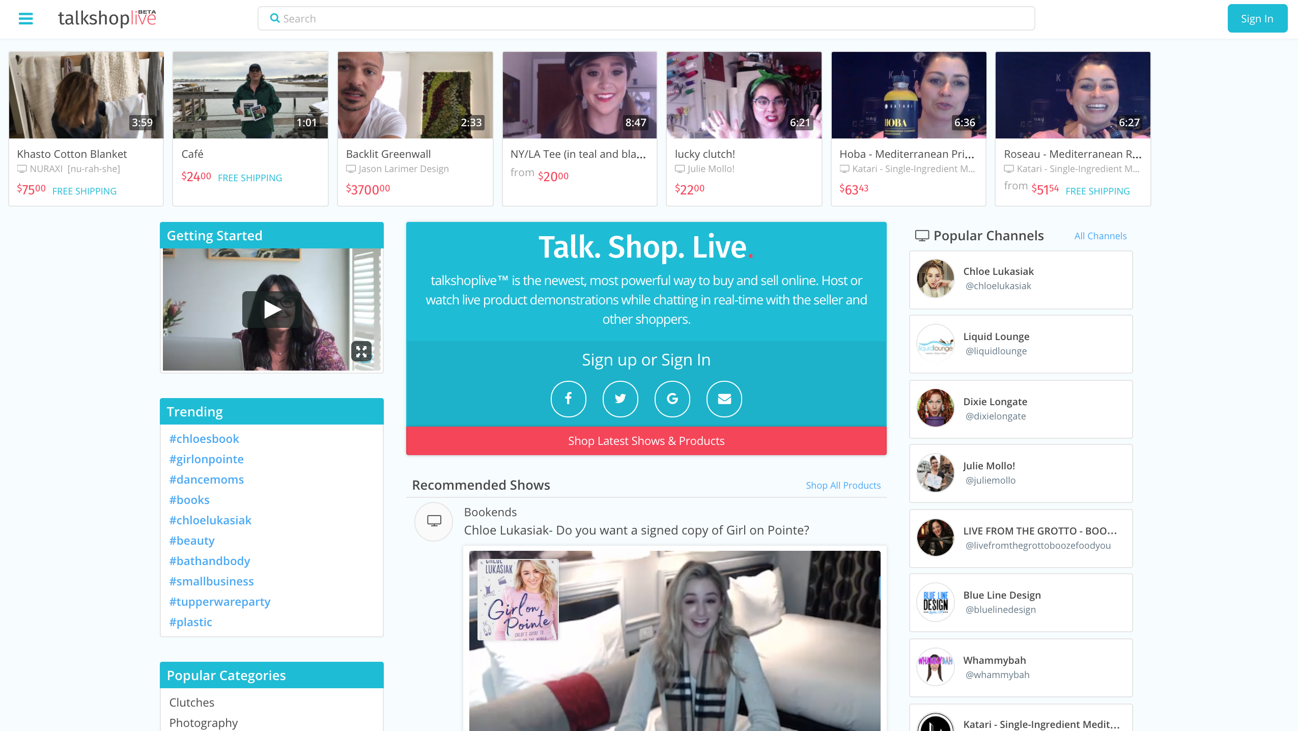 Talkshoplive gallery image