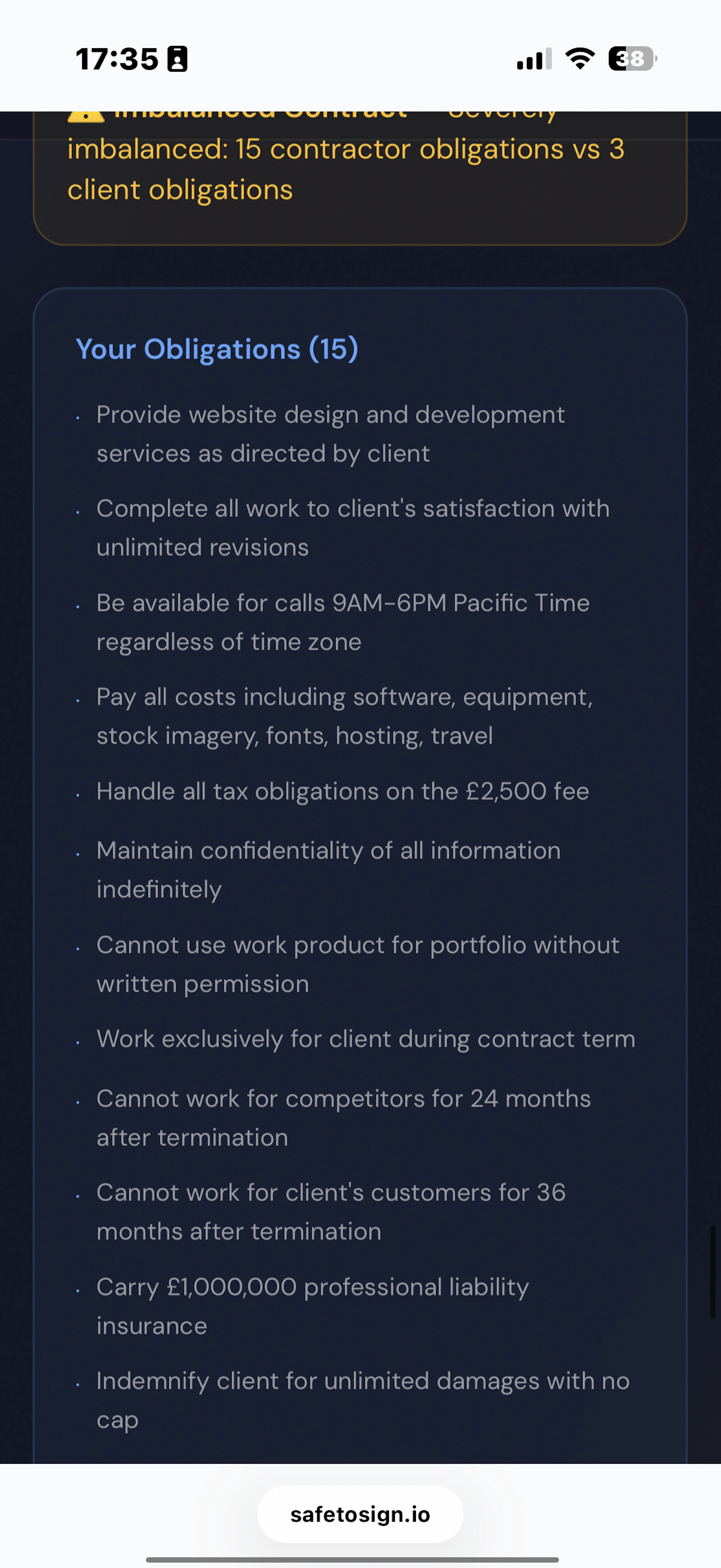 SafeToSign screenshot 10