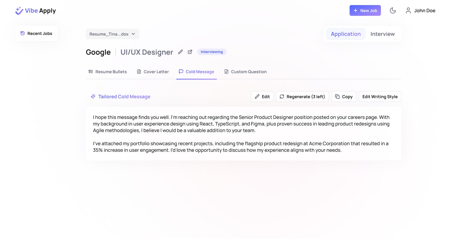 Vibe Apply gallery image