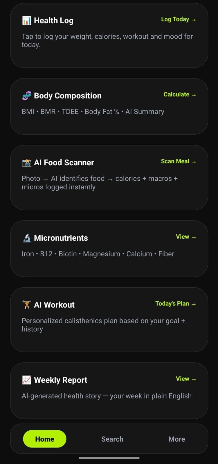 Beift: AI Fitness & Nutrition gallery image