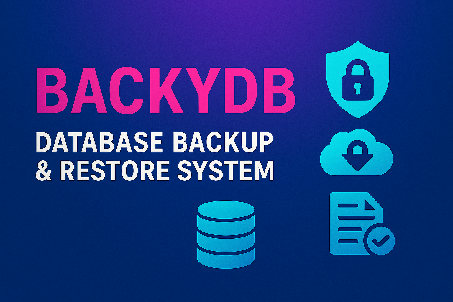 Backydb - मॉड्यूलर, सुरक्षित डेटाबेस बैकअप और पुनर्स्थापना प्रणाली मीडिया 2