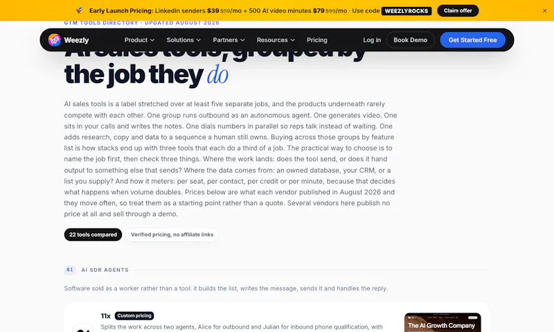 GTM Tools Directory by Weezly screenshot 5