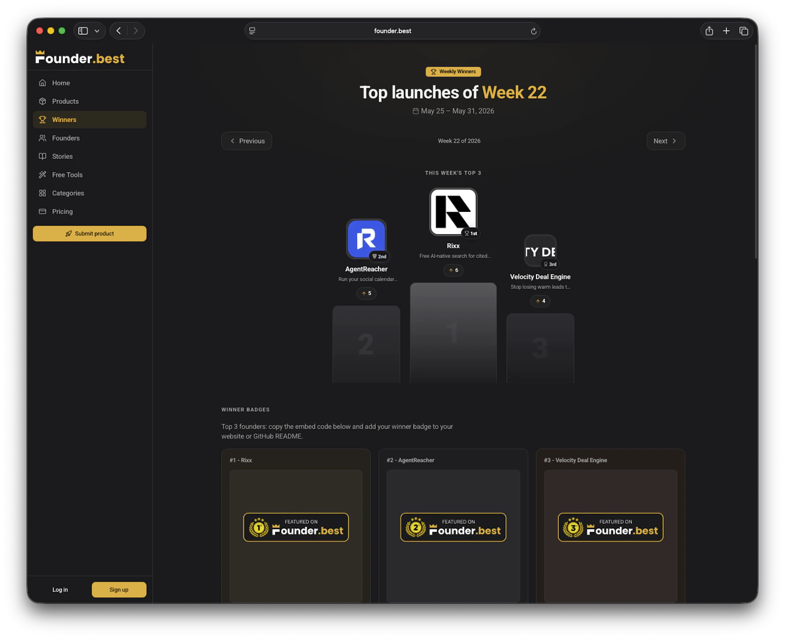 Founder.best screenshot 3