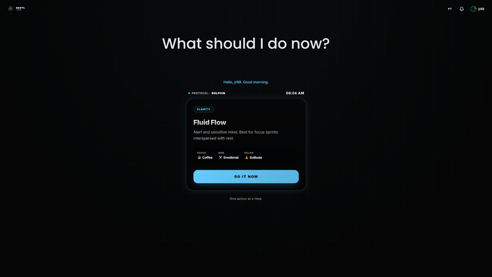 Havyl OS - Main product screenshot demonstrating key features and user interface