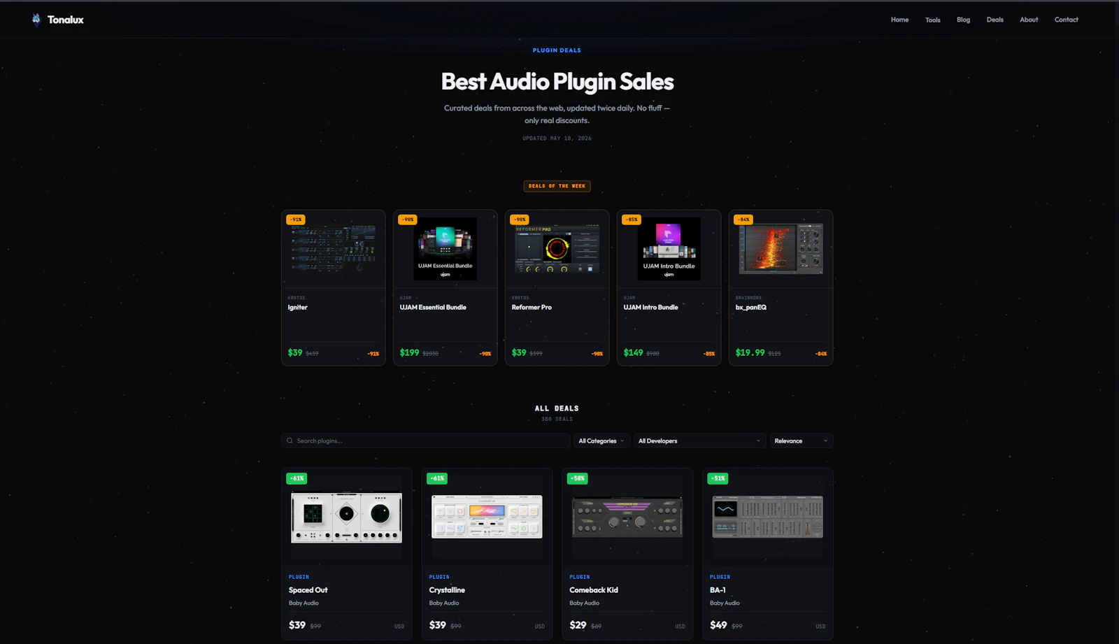 Tonalux screenshot 2
