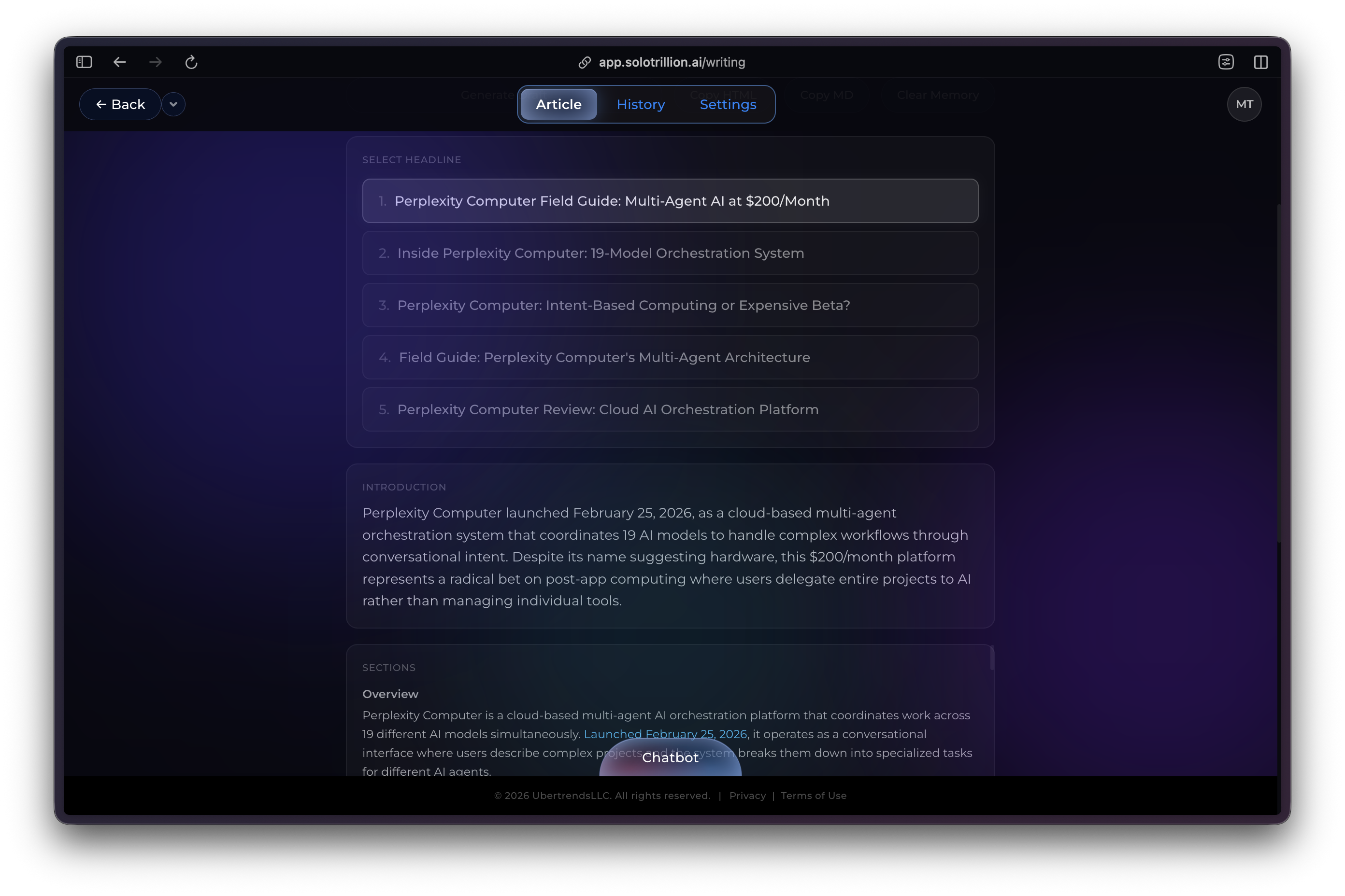 SoloTrillion.ai gallery image