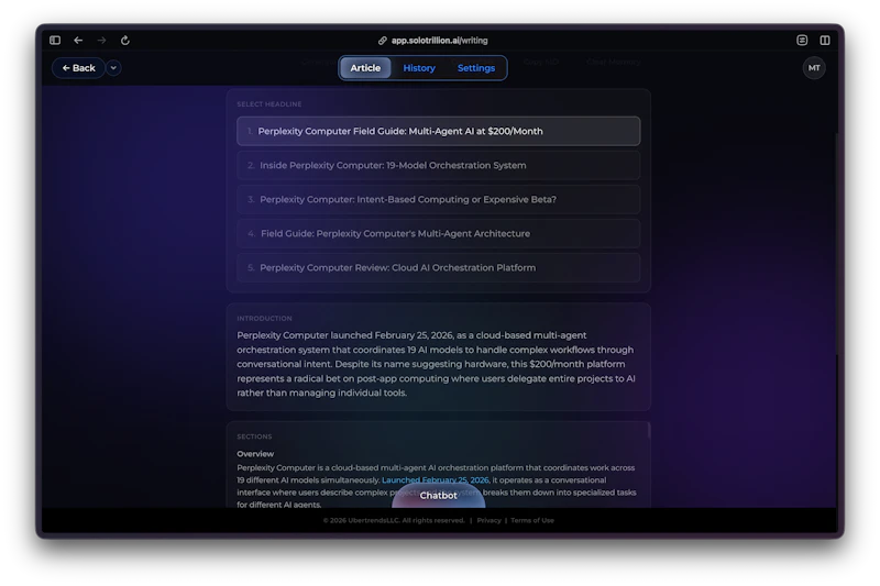SoloTrillion.ai screenshot 6