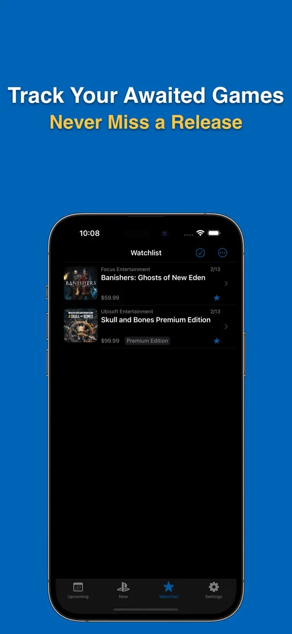 Strix P-コンソールゲームトラッカー - Strix P:新規および今後のPlayStationゲームを追跡するためのアプリ。メディア2