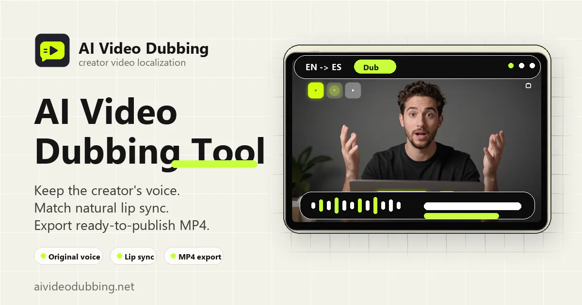 AI Video Dubbing gallery image