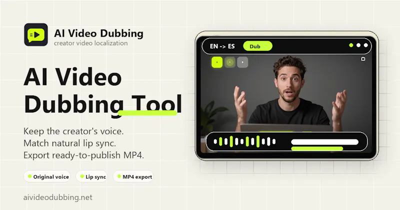 AI Video Dubbing screenshot 1