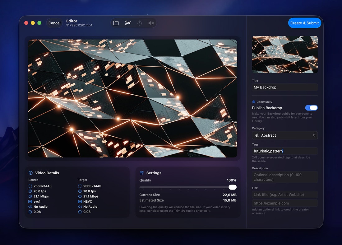 Backdrop gallery image