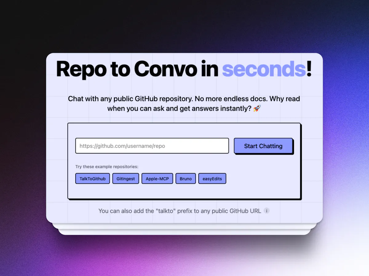 TalkToGitHub