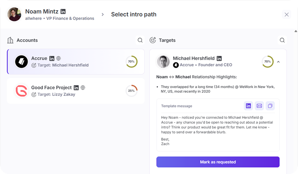 Draftboard Warm Intro Agent - Screenshot 4 preview