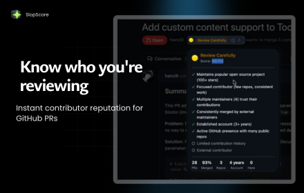 SlopScore - Main product screenshot demonstrating key features and user interface
