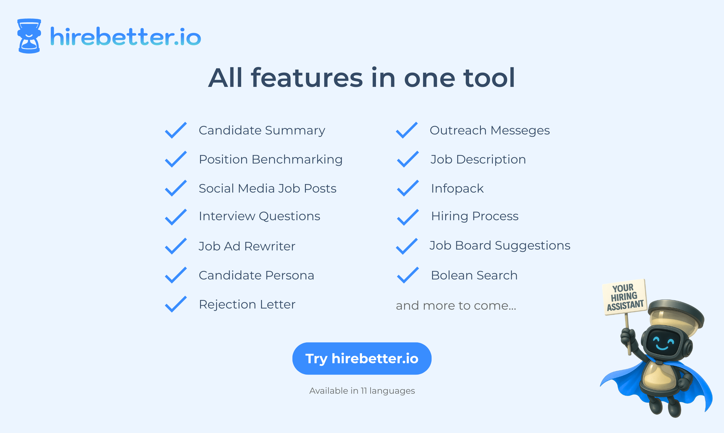 hirebetter.io - Screenshot 3 showing product features and functionality