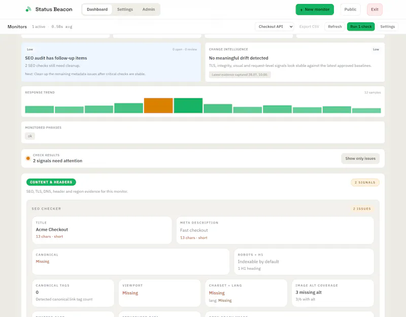 Status Beacon screenshot 5
