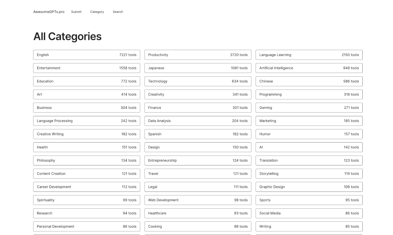 AwesomeGPTs gallery image