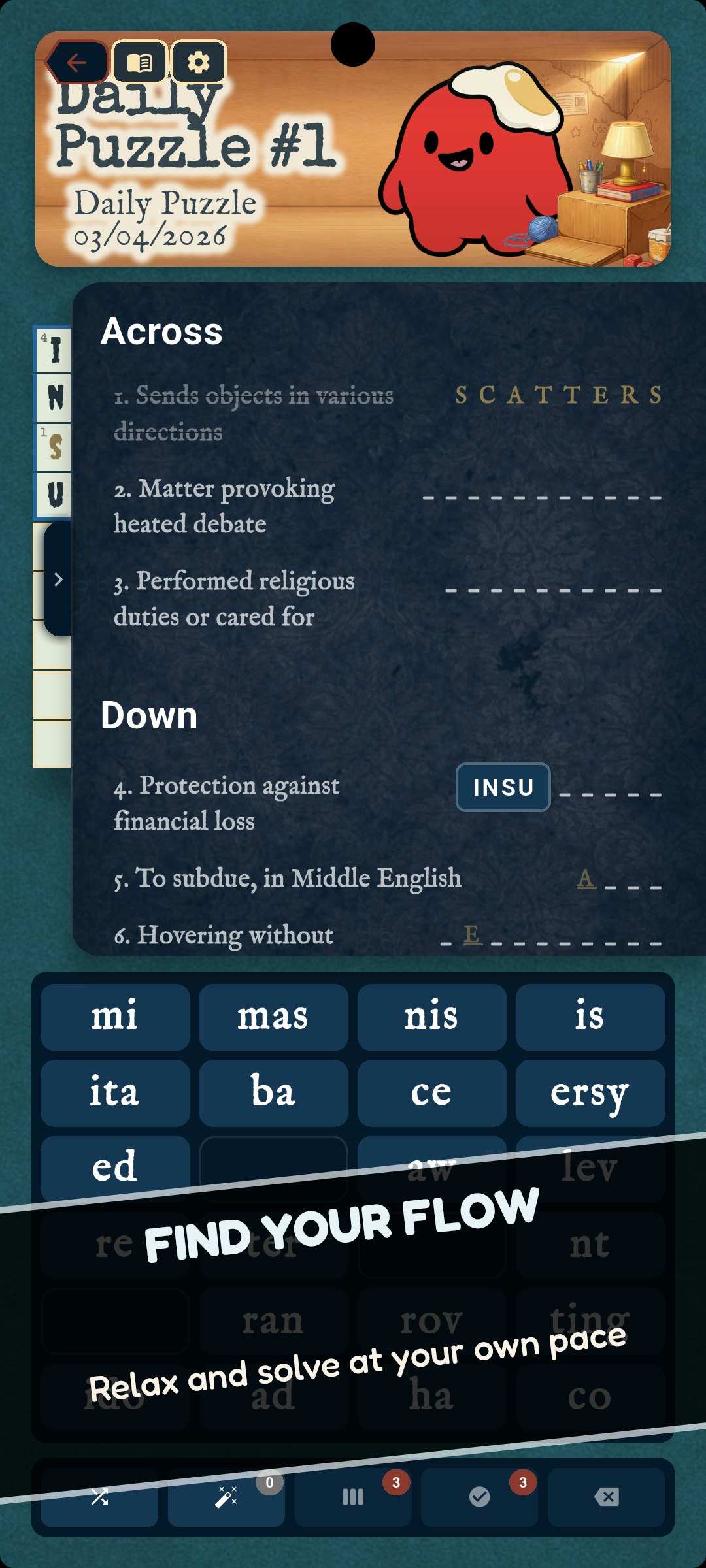 My Mini Crossword - Screenshot 4 showing product features and functionality