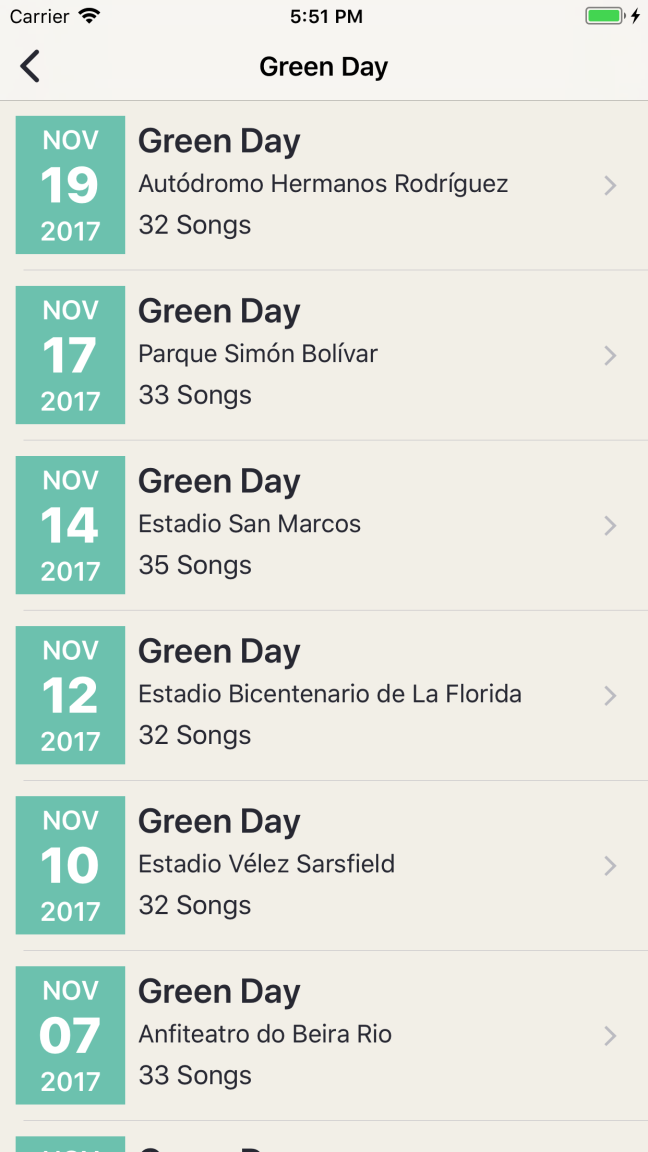 Setlistify gallery image