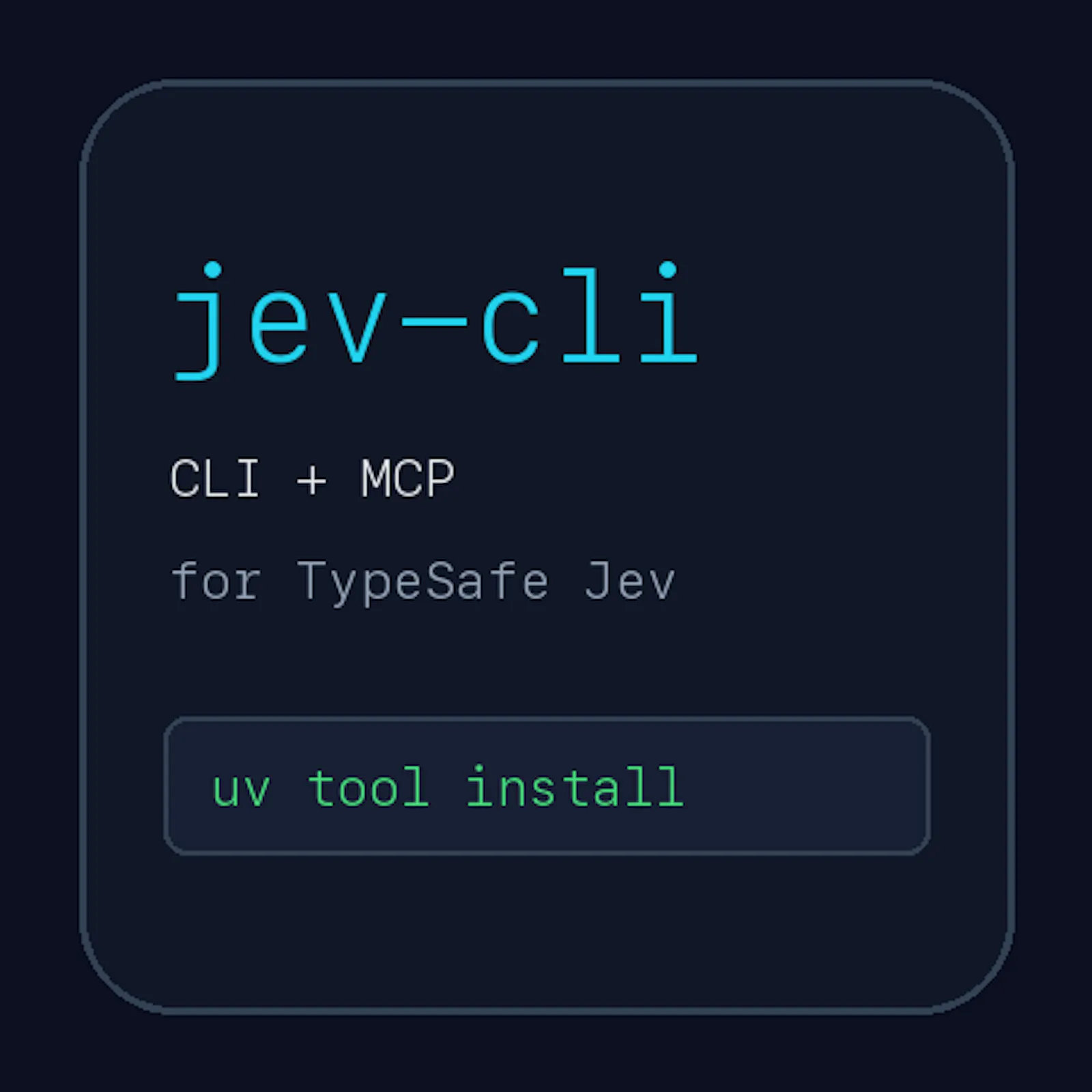 jev-cli screenshot 2