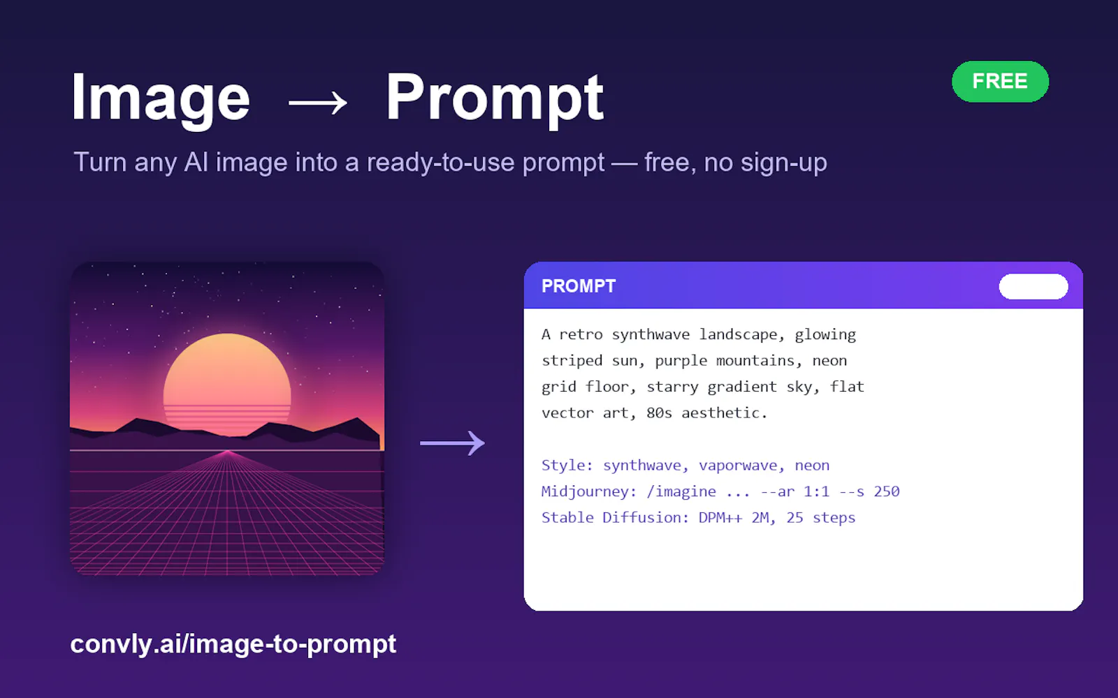 Convly Image-to-Prompt screenshot 2